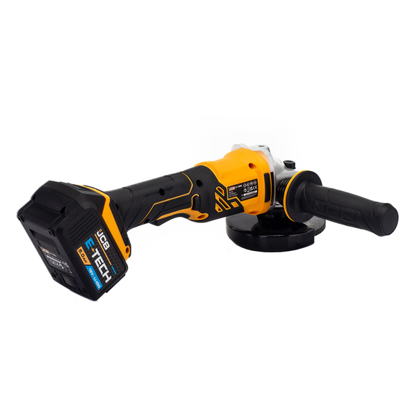JCB 18V Cordless Combi Drill & Angle Grinder Twin Pack with 2 x 5.0Ah Batteries, Charger & Kit Bag