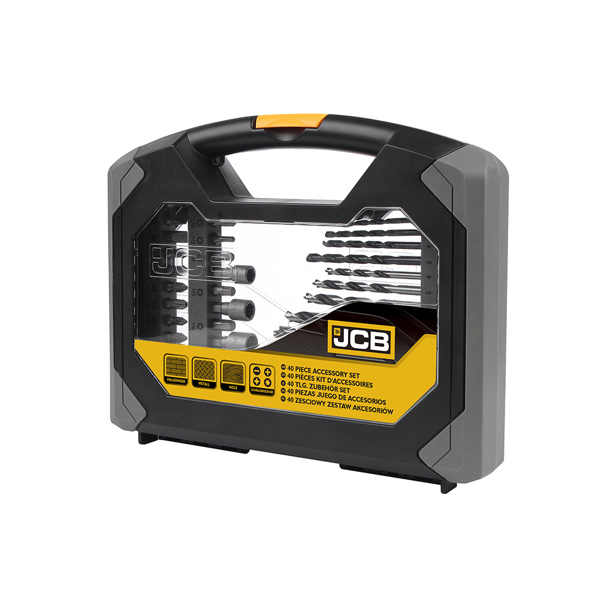 JCB 40-Piece Drill Accessory Set