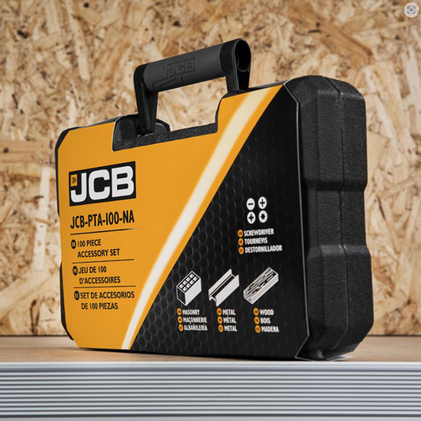JCB 100-Piece Drill Accessory Set