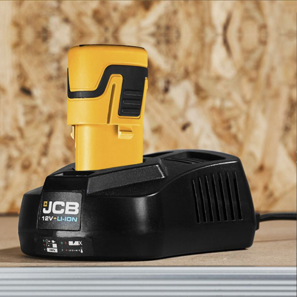 JCB 12V 2.0Ah Li-Ion Battery & Charger