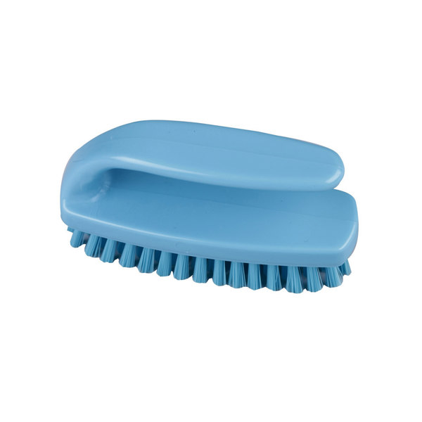 Hill Brush NA10 Professional Grippy Nail Brush (Blue)