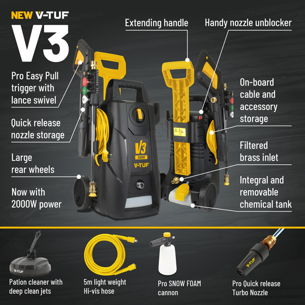 V-TUF V3 X2 Pressure Washer