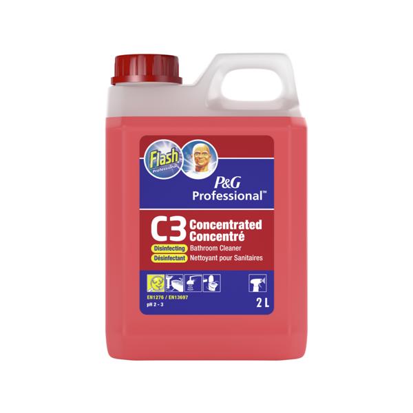 Flash C3 Bathroom Disinfectant (2 x 2 Litre)