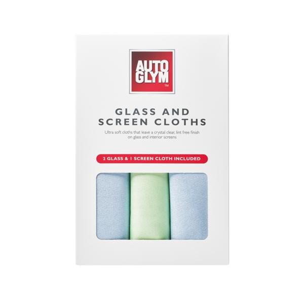 AutoGlym Glass & Screen Cloths (Pack of 3)