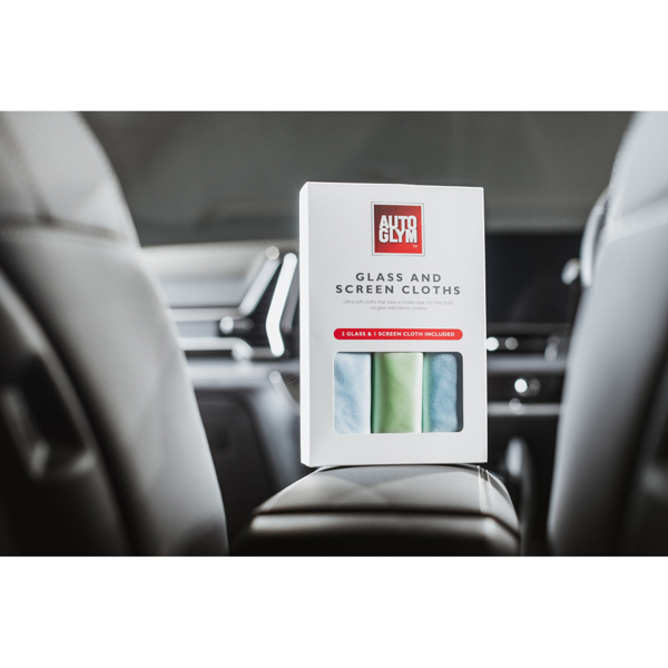 AutoGlym Glass & Screen Cloths (Pack of 3)