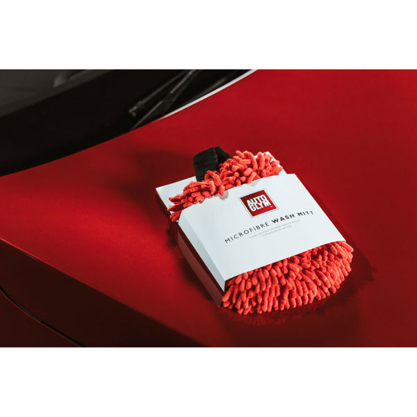 AutoGlym Microfibre Wash Mitt (Red)