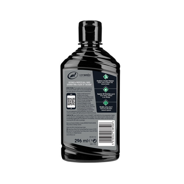 Turtle Wax Hybrid Solutions Graphene Acrylic Trim Restorer (296ml)