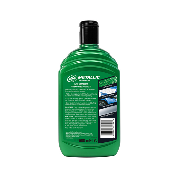 Turtle Wax Metallic Wax & PTFE (500ml)