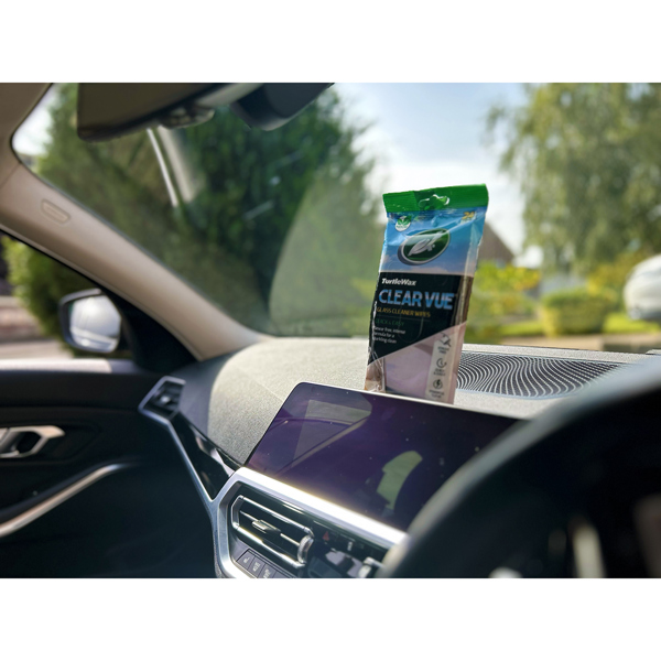 Turtle Wax Clear Vue Glass Cleaner Wipes (6 x Pack of 24)