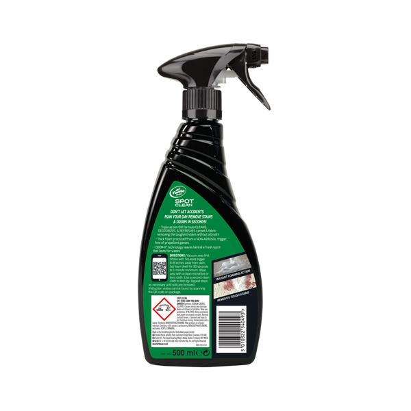 Turtle Wax Spot Clean Stain & Odor Remover (500ml)