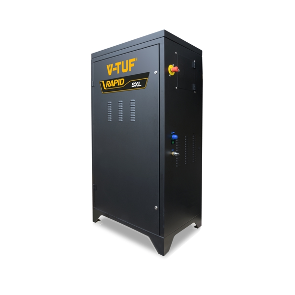 V-TUF RAPID SXL BE- 415V - 21 l/min 150 BAR STATIC HOT PRESSURE WASHER BLACK EDITION Cabinet 