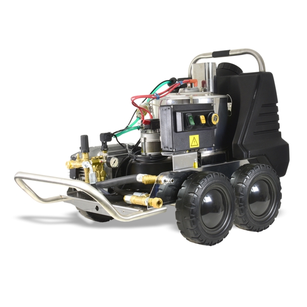 V-TUF RAPID MSHF 240v Professional Hot Water Industrial Mobile Pressure Washer with COMMERCIAL FOAM SYSTEM