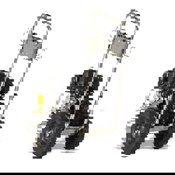 V-TUF GB080 Industrial 9HP Gearbox Driven Honda Petrol Pressure Washer - 2900psi, 200Bar, 15 lpm - Stainless Steel Frame