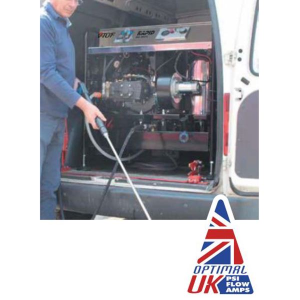 V-TUF RAPID PTR21200 200BAR 21 lpm  PETROL ENGINE STATIC HOT WATER WASHER