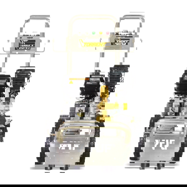 V-TUF TORRENT 1 190BAR 13L/MIN 7HP PETROL PRESSURE WASHER - 410mm Patio Cleaner, Turbo Nozzle & 5L DGREEN
