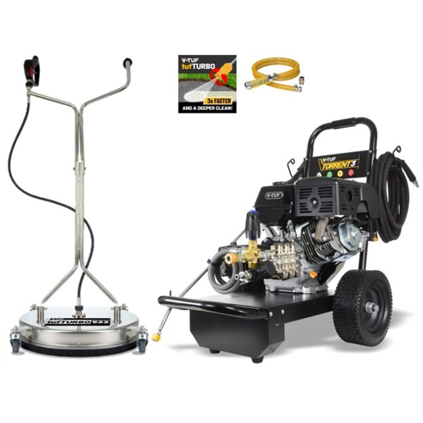 V-TUF TORRENT 3 Industrial 15HP Petrol Pressure Washer - 4000psi, 275Bar, 15L/min - 21