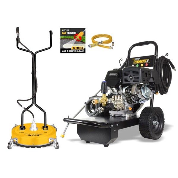 V-TUF TORRENT 3 Industrial 15HP Petrol Pressure Washer - 4000psi, 275Bar, 15L/min - 19