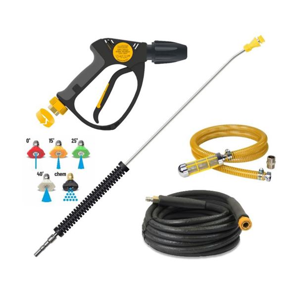 V-TUF TORRENT5GB Industrial 10HP Diesel Pressure Washer - 3000psi, 200bar, 15L/min - With Gearbox Pump (Electric Key Start) 