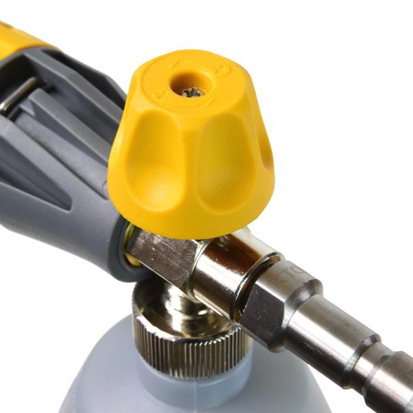 V-TUF tufFOAM Corrosive Resistant Cannon & 1 Litre Bottle (ADJUSTABLE DOSE) - SSQ MALE