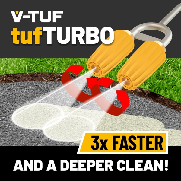 V-TUF 255BAR TWIN  tufTURBO 1000mm LANCE WITH BEND with KTQ QR x 09 TURBO JET(045 size x 2) 