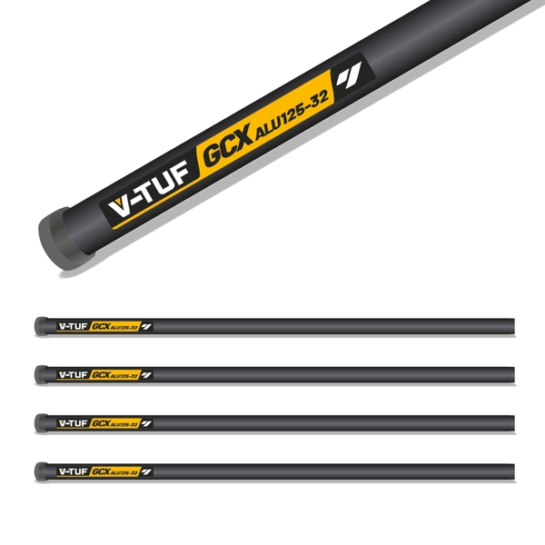 V-TUF GCX ALU 1.25M  32mm HIGH LEVEL & GUTTER CLEANING POLE - 1pc 