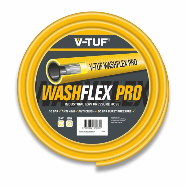 50m 3 4 LOW PRESSURE WASHFLEX PRO WATER SUPPLY HOSE