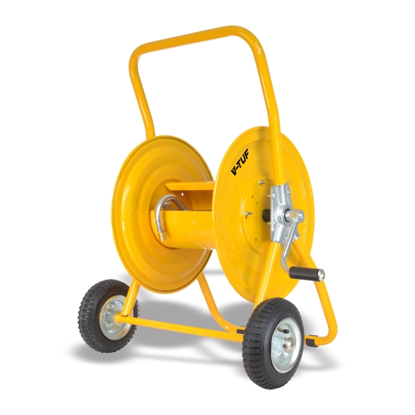 MANUAL WIND - HOSE REEL TROLLEY for 50m 1/2 Hose