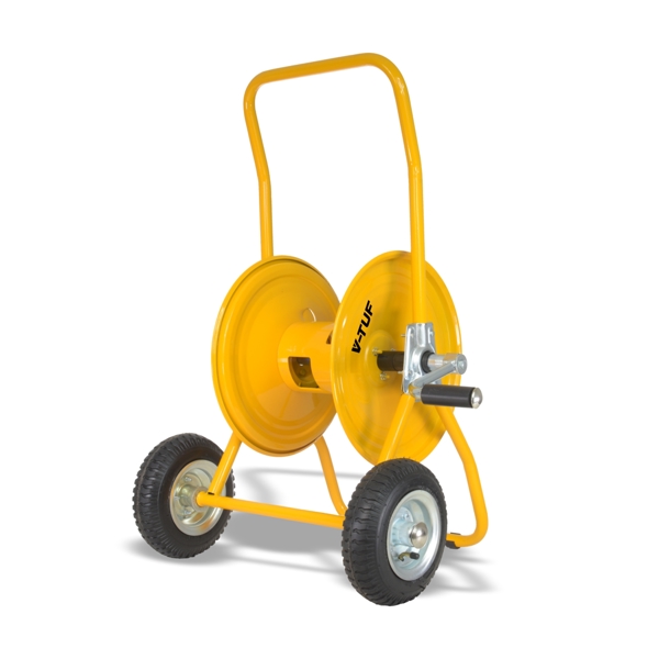 V-TUF MANUAL WIND - HOSE REEL TROLLEY for 25m 3/4 Hose