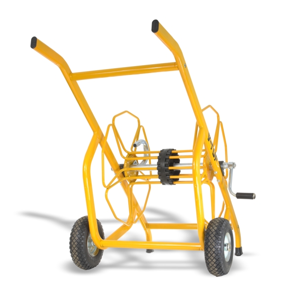 V-TUF MANUAL WIND - HOSE REEL TROLLEY for 100m 3/4 Hose