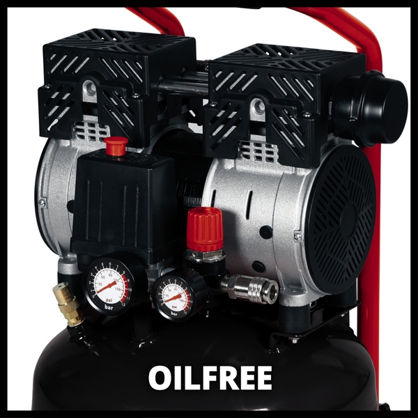 Einhell TE-AC 24 Silent 1HP 24 Litre 8 Bar Silent Oil Free Compressor