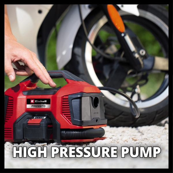 Einhell PRESSITO 18/21 PXC 18V Compressor (mains & battery powered), Body Only  