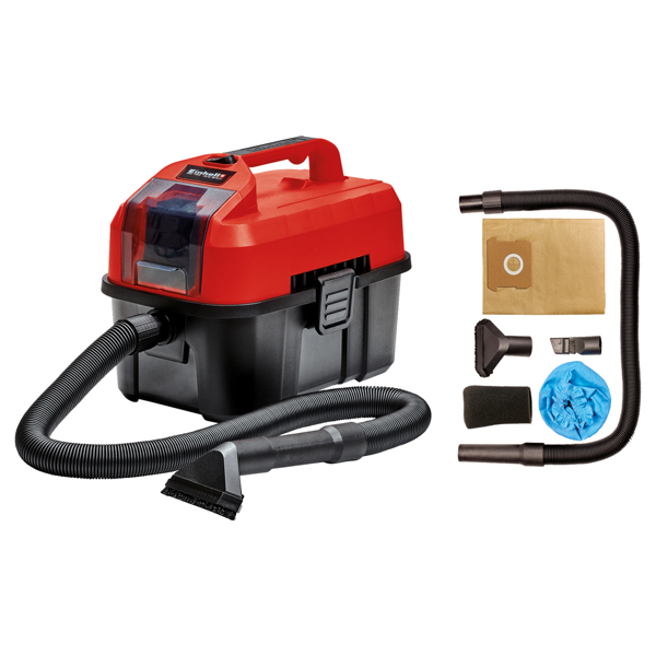 Einhell TE-VC 18/10 Li Solo PXC 18V 10 Litre  Wet & Dry Vac, Body Only  