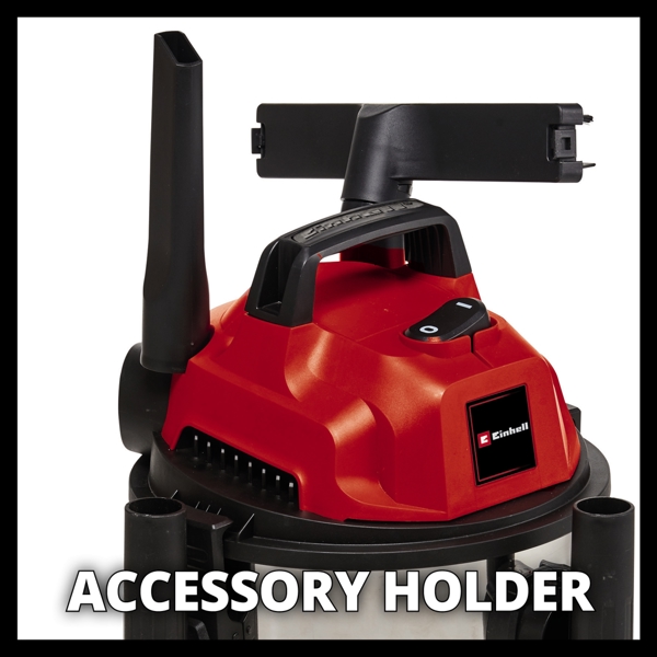 Einhell TC-VC 1820 S 20 Litre Stainless Steel Wet & Dry Vac