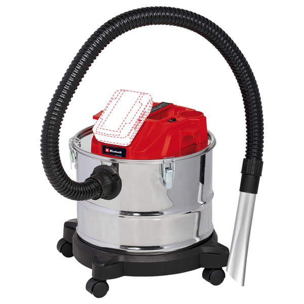 Einhell TE-AV 18/15 Li-Solo PXC 18V 15L Ash Vac, Body Only   