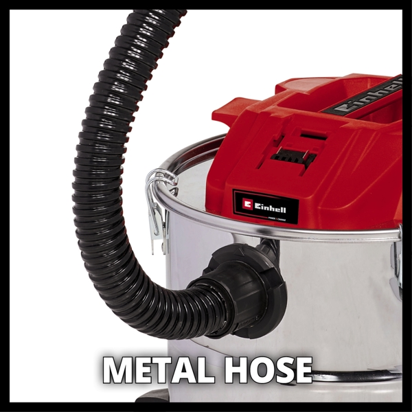 Einhell TE-AV 18/15 Li-Solo PXC 18V 15L Ash Vac, Body Only   