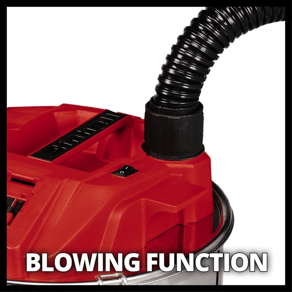 Einhell TE-AV 18/15 Li-Solo PXC 18V 15L Ash Vac, Body Only   