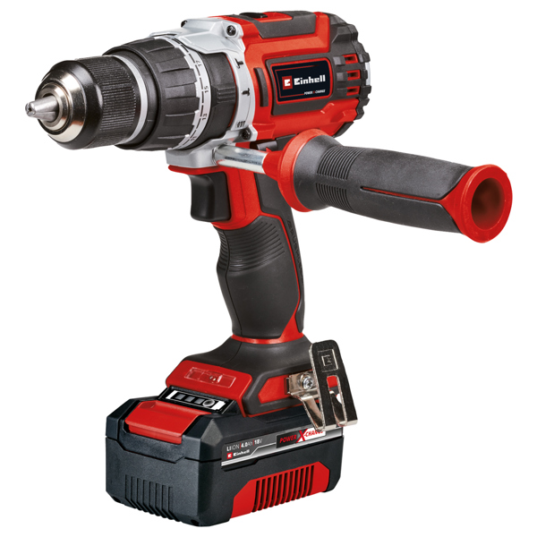 Einhell TE-CD 18/60 Li-i BL (2x4,0Ah) PXC 18V Brushless 60Nm Combi Drill Kit 2 x 4Ah (Stack Case) 