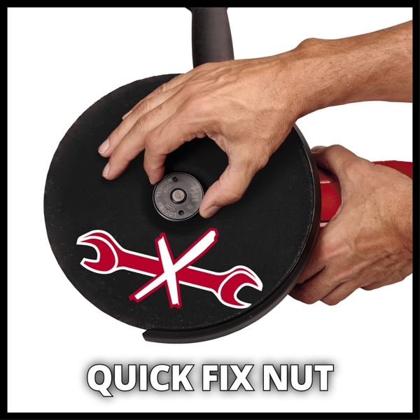 Einhell AXXIO 36/230 Q PXC 36V 230mm Quick Release Brushless Angle Grinder, Body Only   