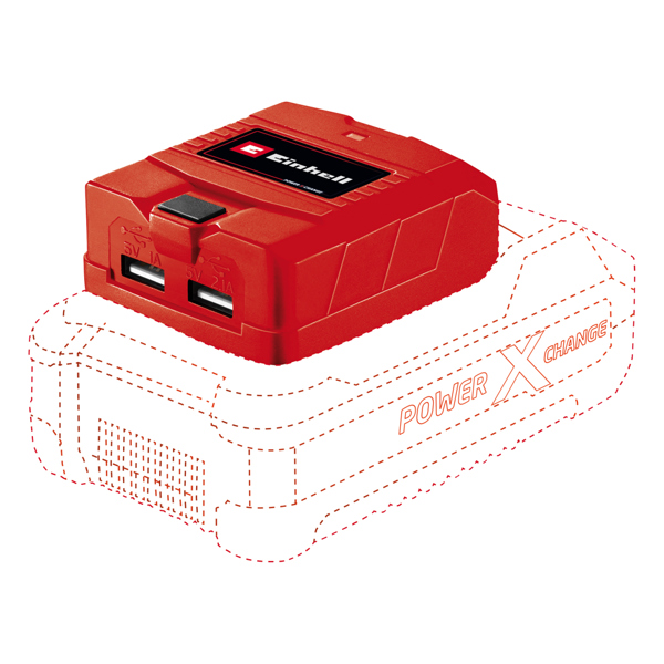 Einhell TE-CP 18 Li USB-Solo PXC 18V USB Bank Charger, Body Only   