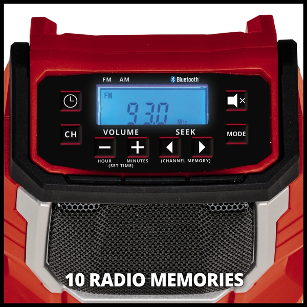 Einhell TE-RA 18 Li BT -Solo PXC 18V BT Radio, Body Only   