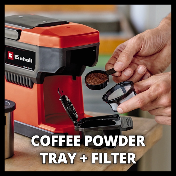 Einhell TE-CF 18 Li-Solo PXC 18V Cordless Coffee Maker, Body Only  
