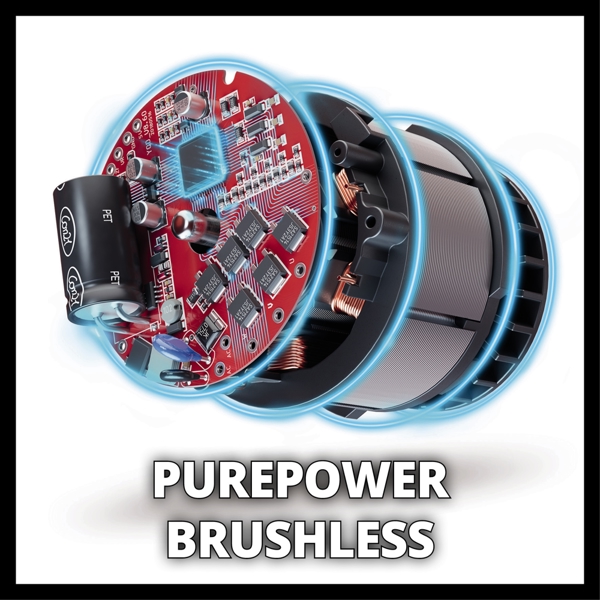 Einhell TP-DWS 18/225 Li BL Solo PXC 18V 225mm Brushless Compact Drywall Polisher, Body Only  