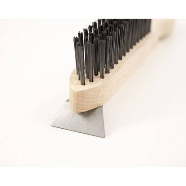 Hill Brush WS5 Heavy Duty Wire Scratch Brush with Scraper 