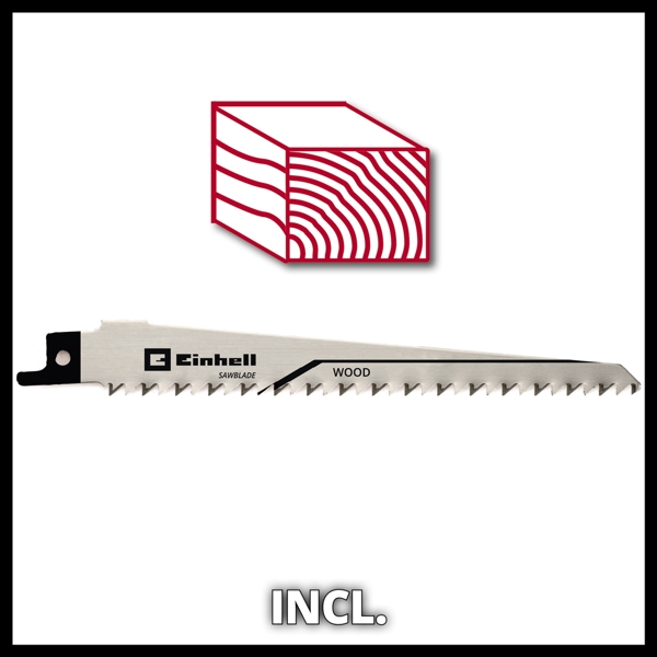 Einhell TE-AP Li BL - Solo PXC 18V 200mm Brushless Reciprocating Saw, Body Only 