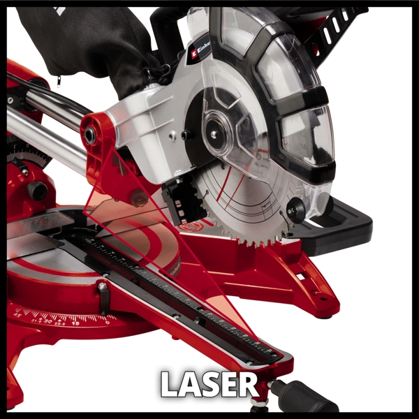 Einhell TC-SM 2131/1 Dual 1800W 210mm Double Bevel Sliding Mitre Saw