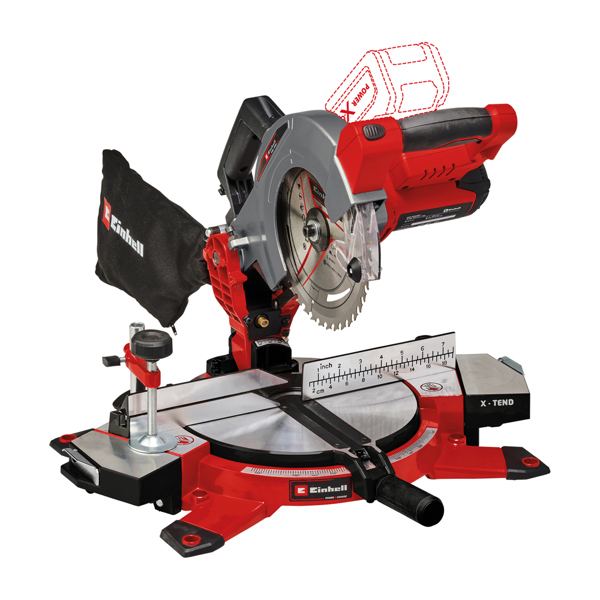 Einhell TE-MS 18/210 Li-Solo PXC 18V 210mm Compound Mitre Saw, Body Only  
