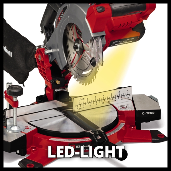 Einhell TE-MS 18/210 Li-Solo PXC 18V 210mm Compound Mitre Saw, Body Only  