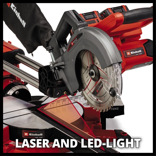 Einhell TE-SM 36/210 Solo PXC 36V (2x18V) 210mm Sliding Mitre Saw, Body Only 
