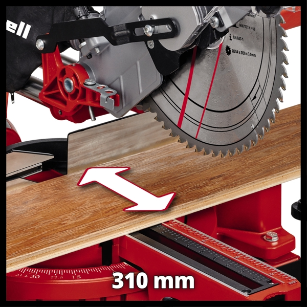 Einhell TC-SM 2531/2 U 1900W 254mm Single Bevel Sliding Mitre Saw with Stand