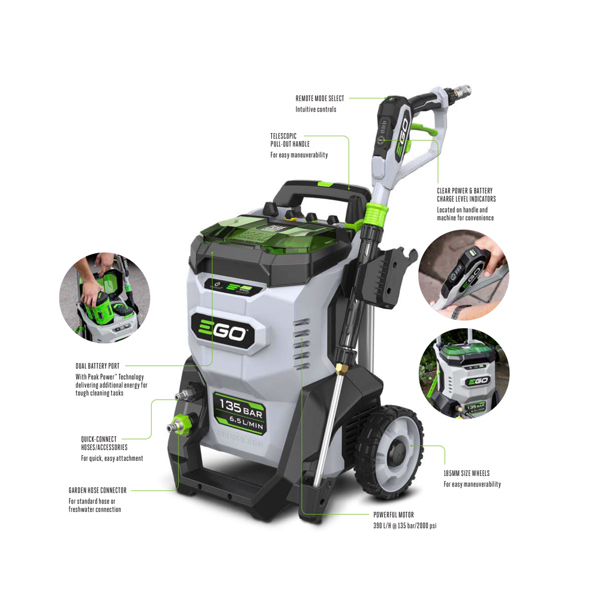 EGO HPW2000E 56V Cordless Pressure Washer (Bare)